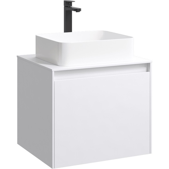 Тумба с раковиной Aqwella Mobi 60 белый