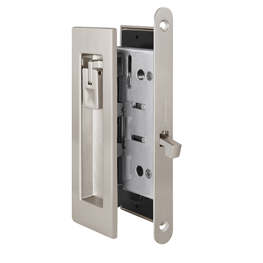 Ручка с механизмом Armadillo Urban для раздвижной двери матовый никель