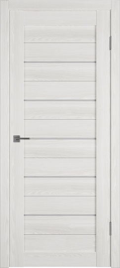 Межкомнатная дверь VFD Atum 5 Shimmer стекло сатин white cloud