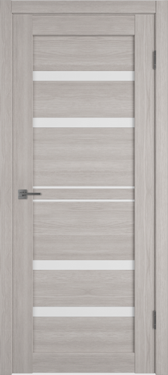 Межкомнатная дверь VFD Atum Pro 26 Stone Oak стекло сатин white cloud