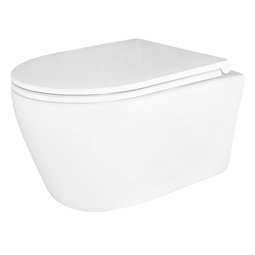 Унитаз подвесной безободковый Azario Uno AZ-2380 сиденье микролифт