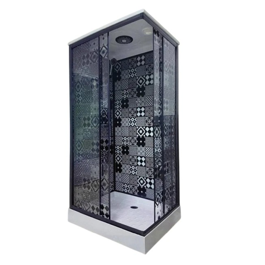 Душевая кабина Дана 026 100x80x215 с узором обои