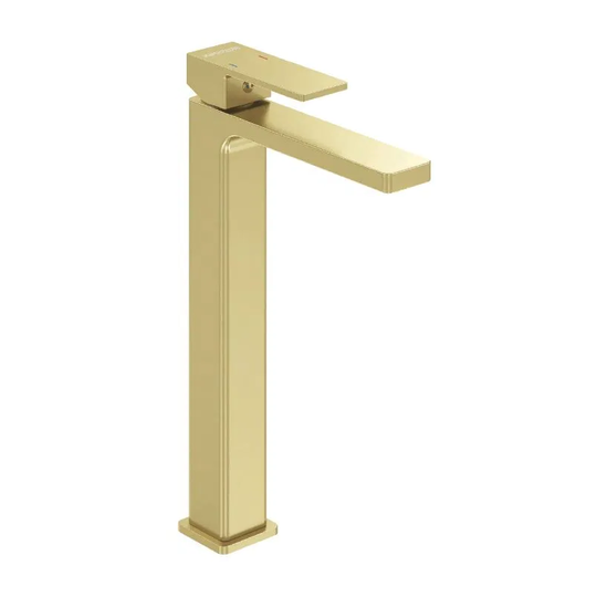 Смеситель для раковины Grossman Style 520.K35.05.320 золото сатиновое высокий