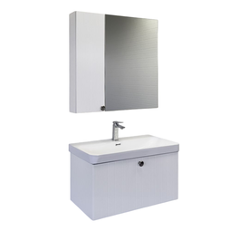 Комплект мебели для ванной Comforty Истра 80П ясень беленый