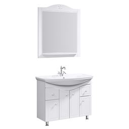 Комплект мебели для ванной Aqwella Франческа 105 белый