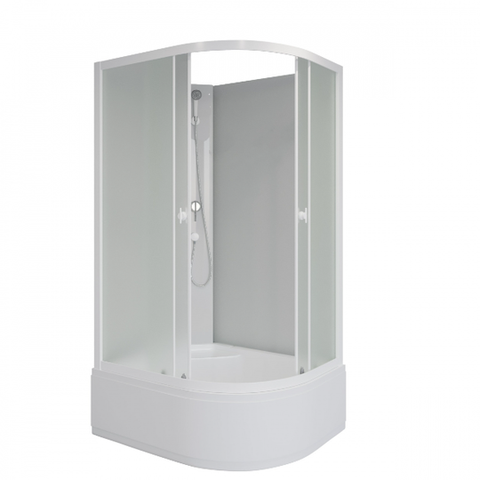 Душевая кабина Niagara Promo P110/80/40L/R/MT/BK 110x80x195 матовое стекло без крыши
