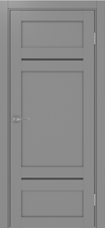 Межкомнатная дверь OPorte Турин 532.12121 Серый стекло графит