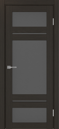 Межкомнатная дверь OPorte Турин 532.22222 Венге стекло графит