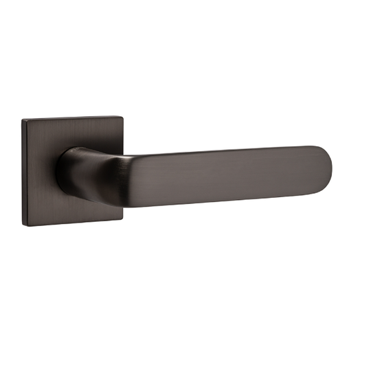 Дверная ручка на тонкой розетке Punto K.ARC.Q52.EXTRA GR-23 графит