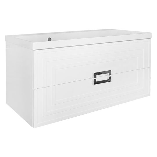 Тумба с раковиной Azario Armario 100/2 белый