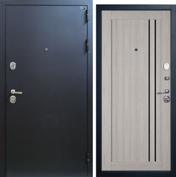 Входная дверь VFD Expert Pro 3K Букле черный/Atum Pro 33 Stone Oak стекло лакобель черное black gloss