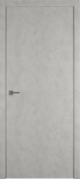 Межкомнатная дверь VFD Urban Z Antic Loft ДГ матовая алюминиевая кромка silver edge