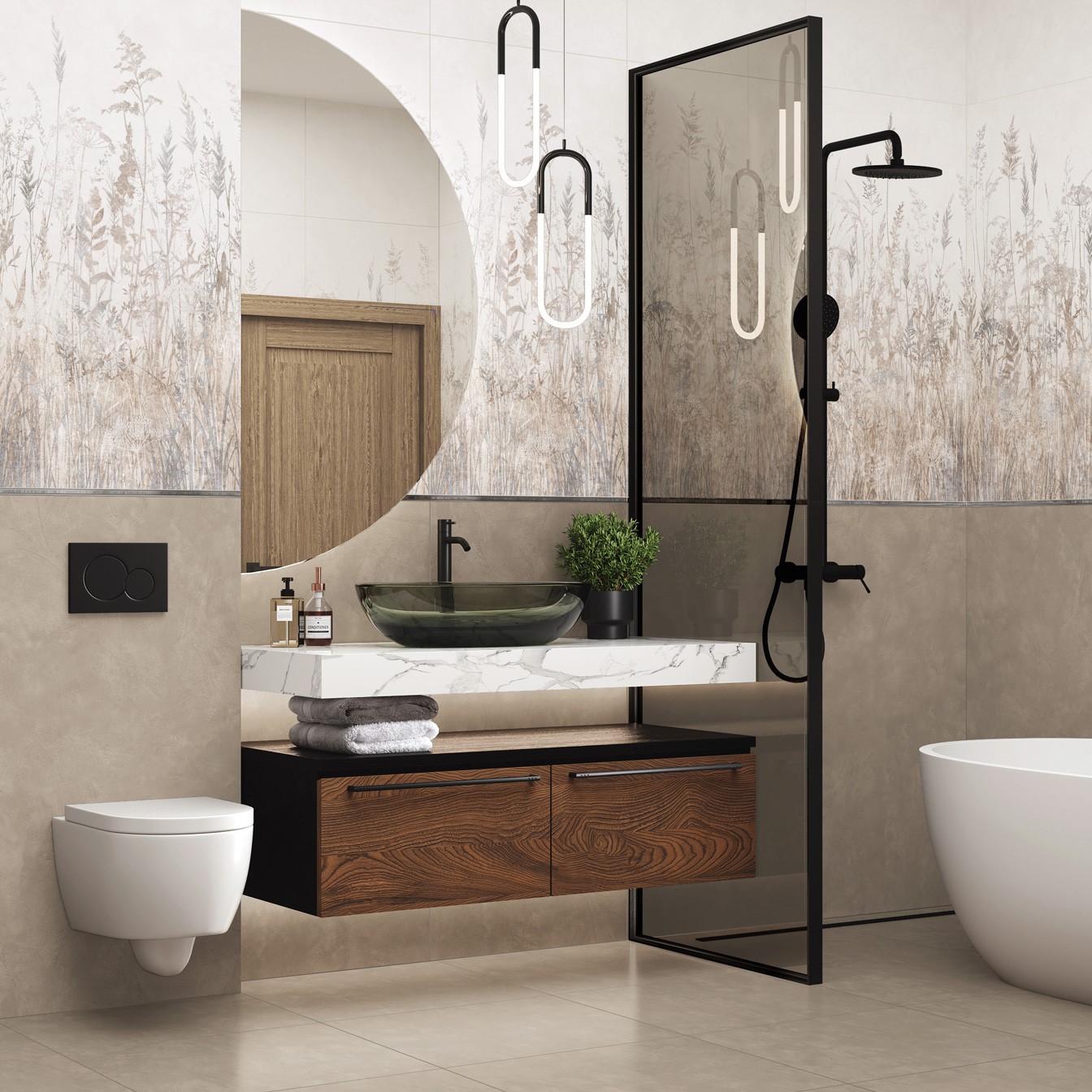 Плитка Alma Ceramica Флора